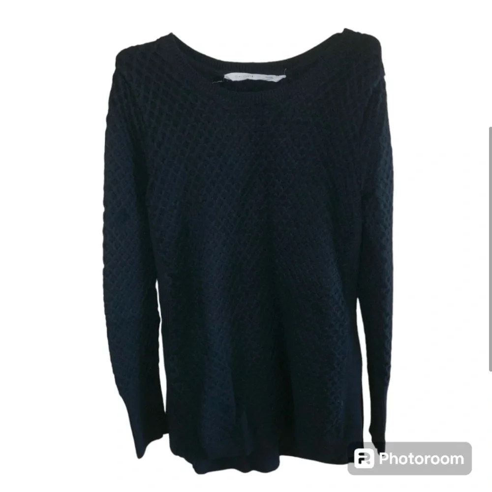 Athleta Thermal Honeycomb Pullover Wool Blend Sweater - Picture 3 of 9
